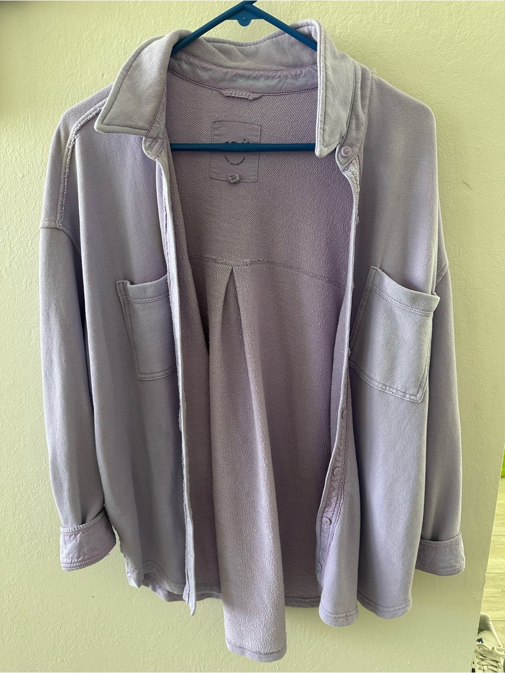 Aerie Women's Lightweight Lavender Shirt Jacket